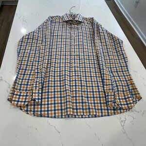 Peter Millar XL woven 100% long sleeve dress shirt